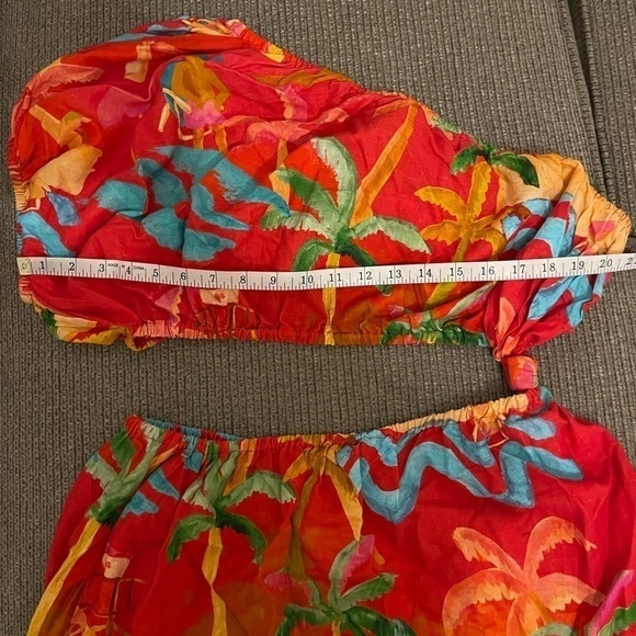 FARM Rio Ipanema One-Shoulder Cut-Out Mini Dress. - Picture 5 of 12